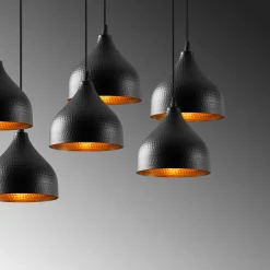 Hanglamp Tattoo Zwart 7-Lichts