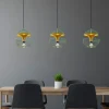 Hanglamp Telmander Groen/Goud