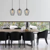 Hanglamp Tel Petal 3-Lichts Zwart