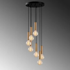 Hanglamp Tempo Goud 7-Lichts