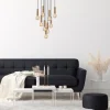 Hanglamp Tempo 9-Lichts Goud
