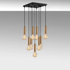 Hanglamp Tempo 9-Lichts Goud