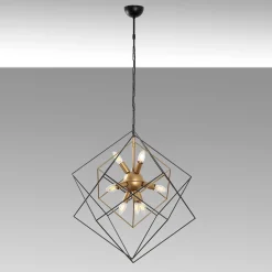 Hanglamp Till Metaal Zwart Goud
