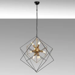Hanglamp Till Metaal Zwart Goud