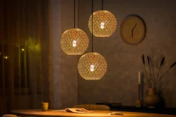 Hanglamp Truus Getrapt 3-Lichts Zwart - Giga Meubel