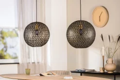 Hanglamp Truus 2-Lichts Zwart - Giga Meubel