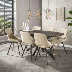 Hanglamp Turn Around 3-lichts Beige - Giga Meubel