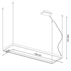 Hanglamp Tuula L Wit 3000K - Giga Meubel