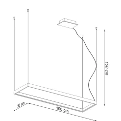 Hanglamp Tuula M Zwart 3000K - Giga Meubel