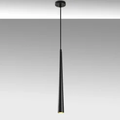 Hanglamp Ugur Zwart 1-Lichts