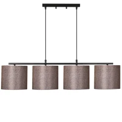 Hanglamp Valiz 4-Lichts Bruin