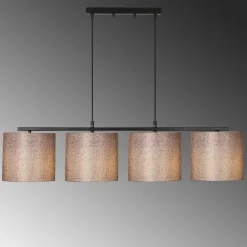 Hanglamp Valiz 4-Lichts Bruin