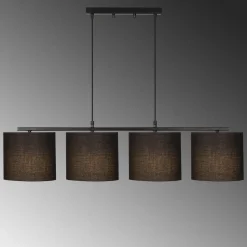 Hanglamp Valiz 4-Lichts Zwart
