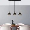 Hanglamp Varzan 3-Lichts Zwart