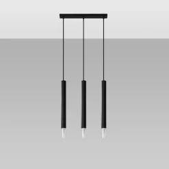 Hanglamp Wezyr 3-Lichts Zwart - Giga Meubel