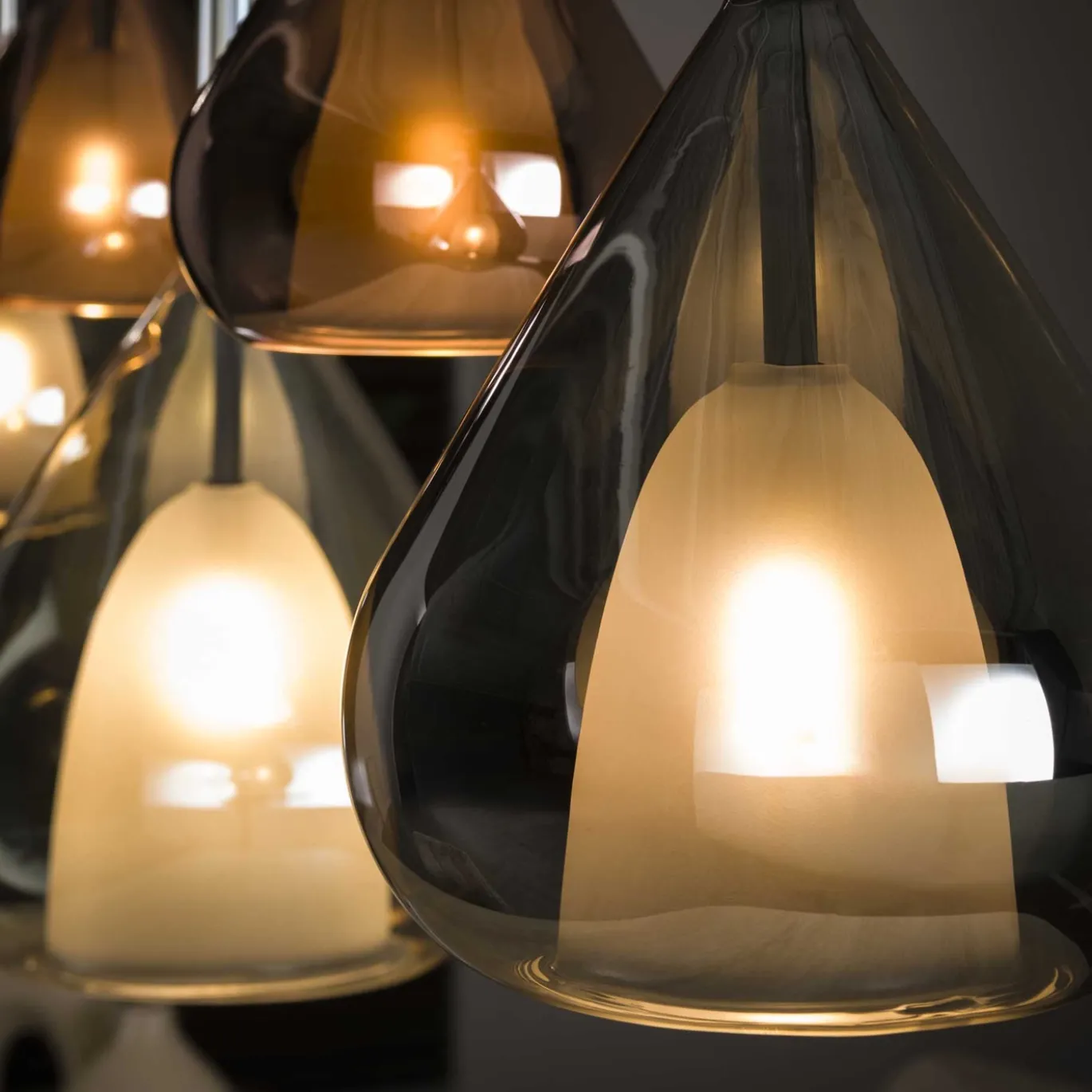 Hanglamp Wings 5-lichts Zwart - Giga Meubel