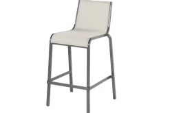 Hartman Barstoel Gina Stapelbaar Antraciet/Beige