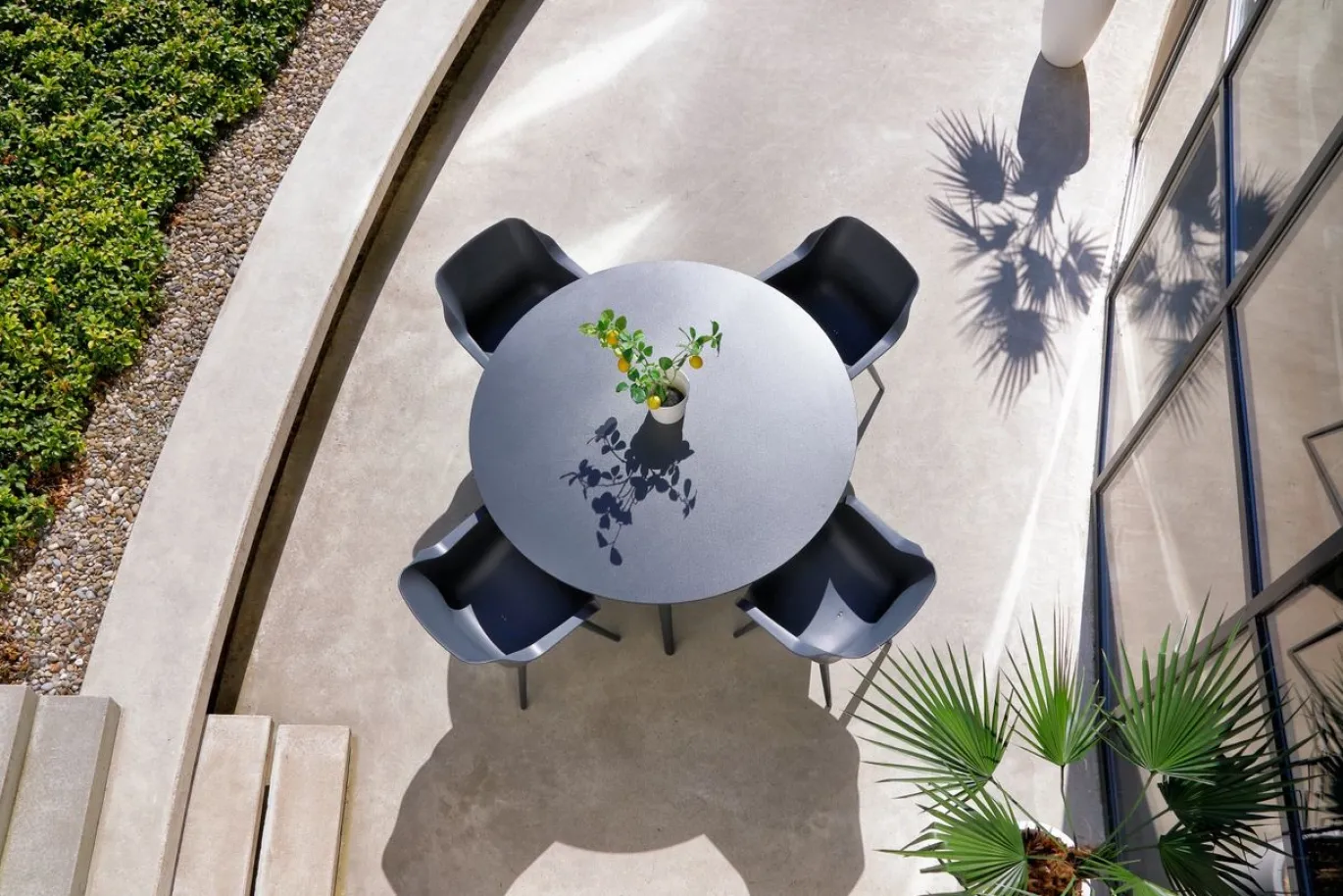 Hartman Dining Tuinset Sophie met Ronde Tafel 128cm