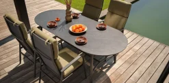 Hartman Dining Tuintafel Flora Zwart
