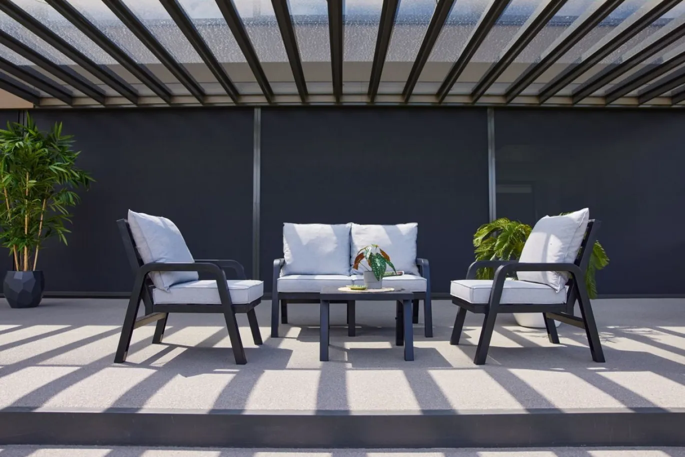 Hartman Ibiza 2-Zitsbank Loungeset Grijs