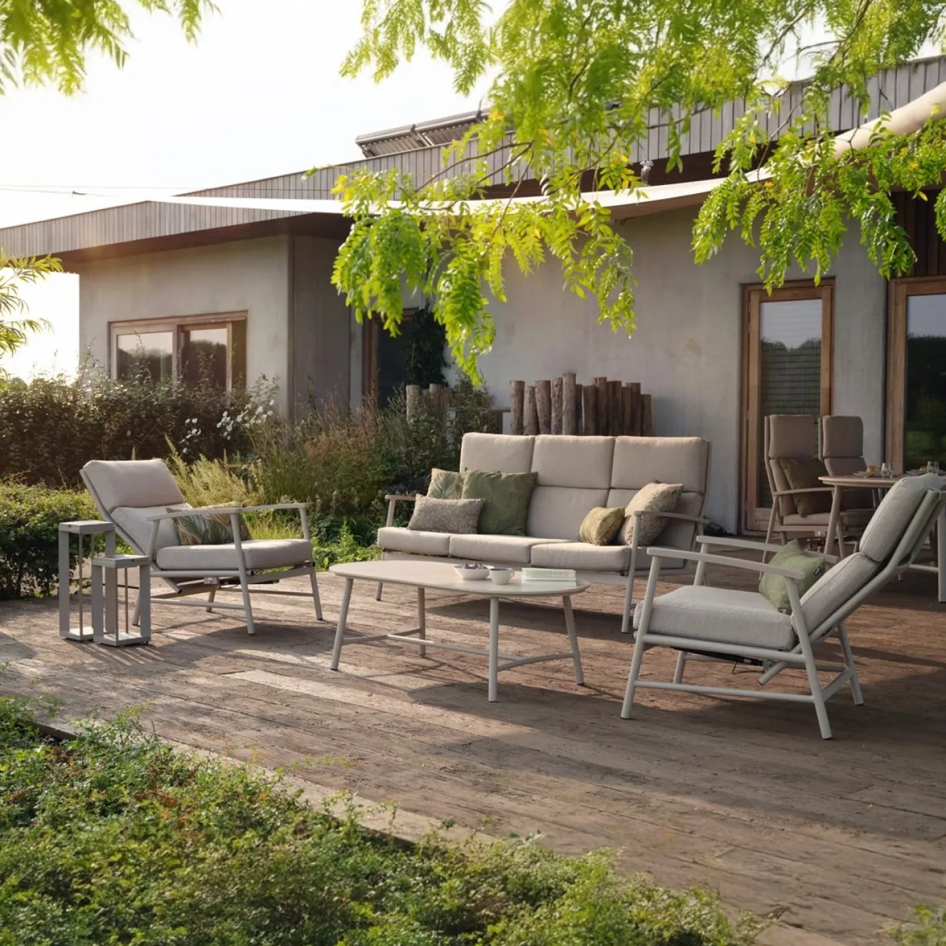 Hartman Keramische Loungetafel Flora Beige