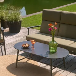 Hartman Keramische Loungetafel Flora Zwart