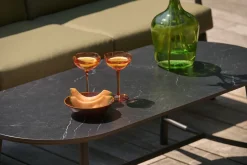 Hartman Keramische Loungetafel Flora Zwart