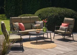 Hartman Keramische Loungetafel Flora Zwart
