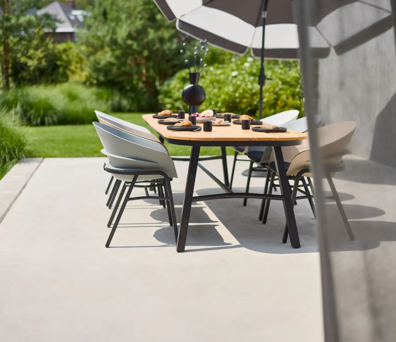 Hartman Parasol Tubb Grijs 300cm