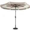 Hartman Parasol Tubb Taupe 300cm