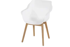 Hartman Set van 2 Sophie Teak Tuinstoel Wit