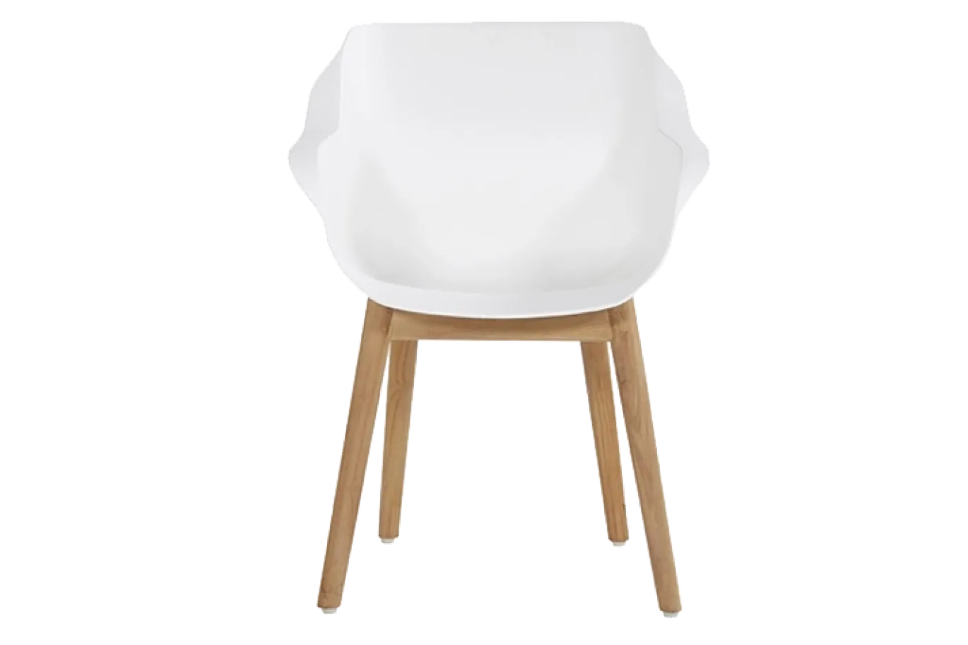 Hartman Set van 2 Sophie Teak Tuinstoel Wit