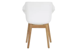 Hartman Set van 2 Sophie Teak Tuinstoel Wit
