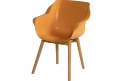 Hartman Set van 2 Sophie Teak Tuinstoel Oranje