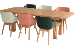 Hartman Set van 2 Sophie Teak Tuinstoel Mintgroen