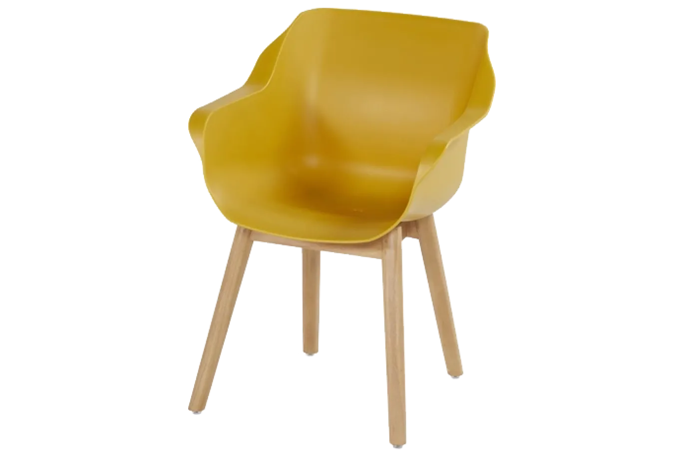 Hartman Set van 2 Sophie Teak Tuinstoel Geel