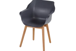 Hartman Set van 2 Sophie Teak Tuinstoel Antraciet