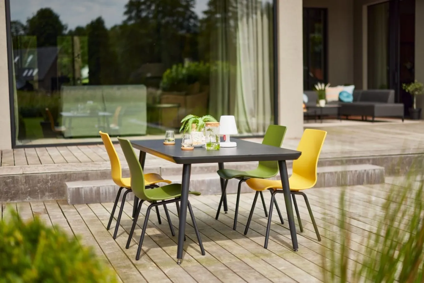Hartman Sophie Studio HPL Tuintafel 170cm Zwart
