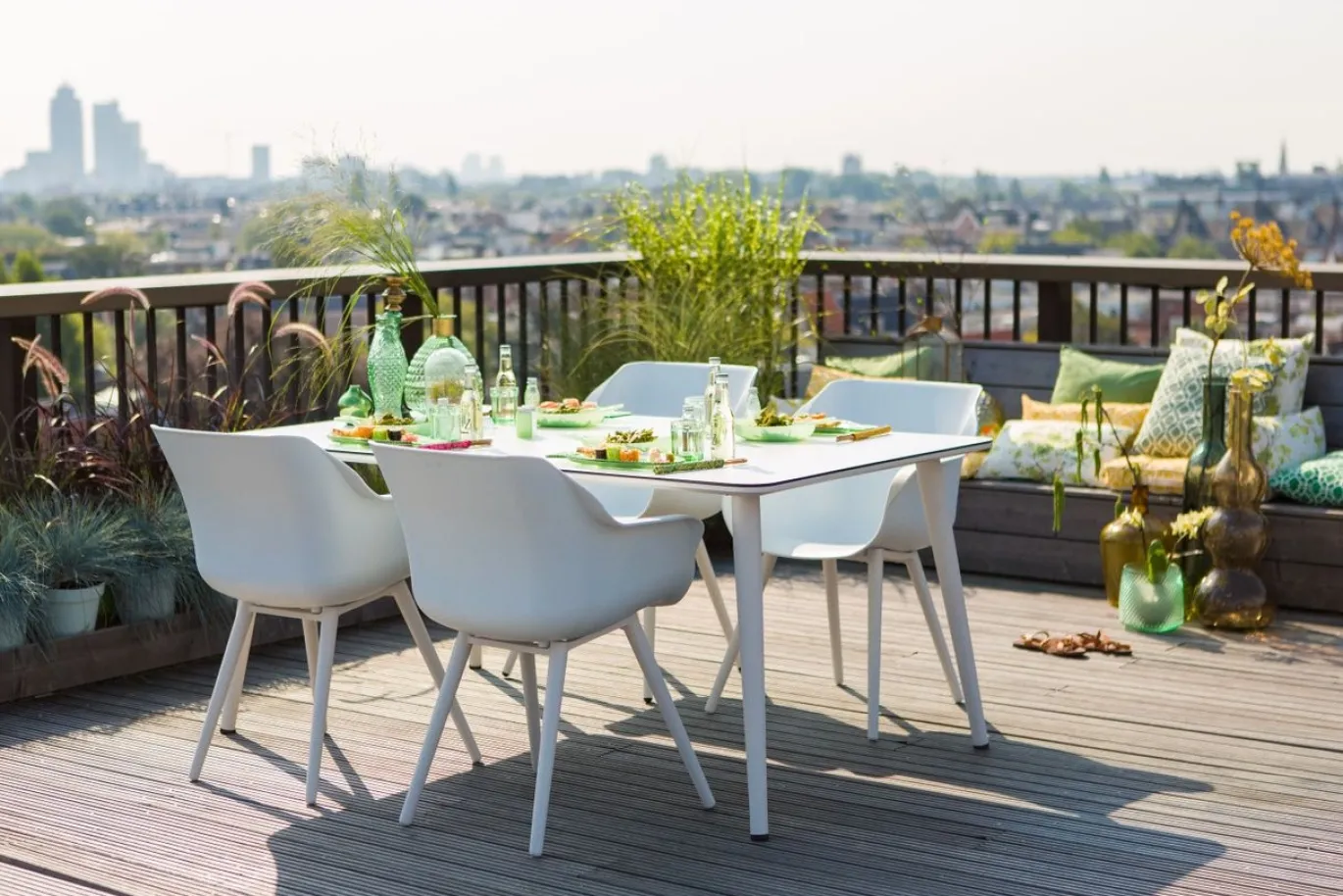 Hartman Sophie Studio HPL Tuintafel 170cm Wit