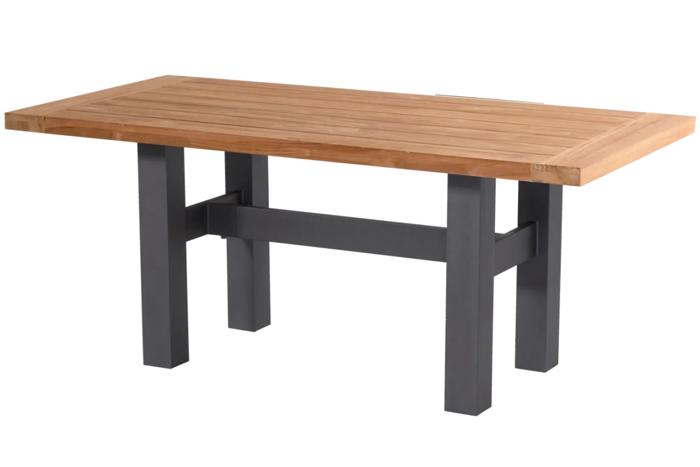 Hartman Sophie Yasmani Tuintafel Naturel/Donkergrijs Teak 180cm