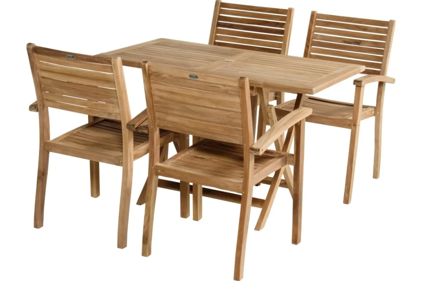 Hartman Stapelbare Tuinstoel Sunderland Teak