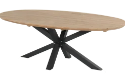 Hartman Stephanie Tuintafel 240cm Naturel/Zwart