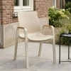 Hartman Tuinstoel Flow Armleuning Teak Taupe