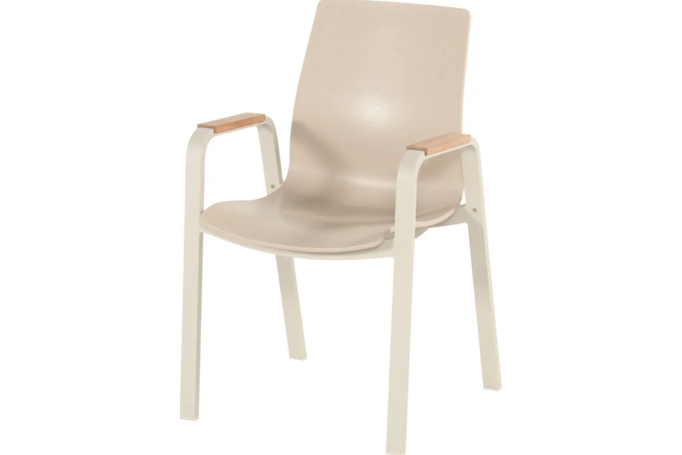 Hartman Tuinstoel Flow Armleuning Teak Taupe
