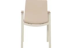 Hartman Tuinstoel Flow Armleuning Teak Taupe