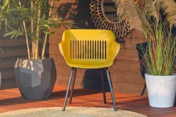 Hartman Tuinstoel Jill Set van 2 Rondo Geel