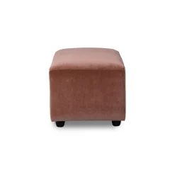 HKliving Jax Bank: Element Hocker Small, Royal Velvet, Magnolia