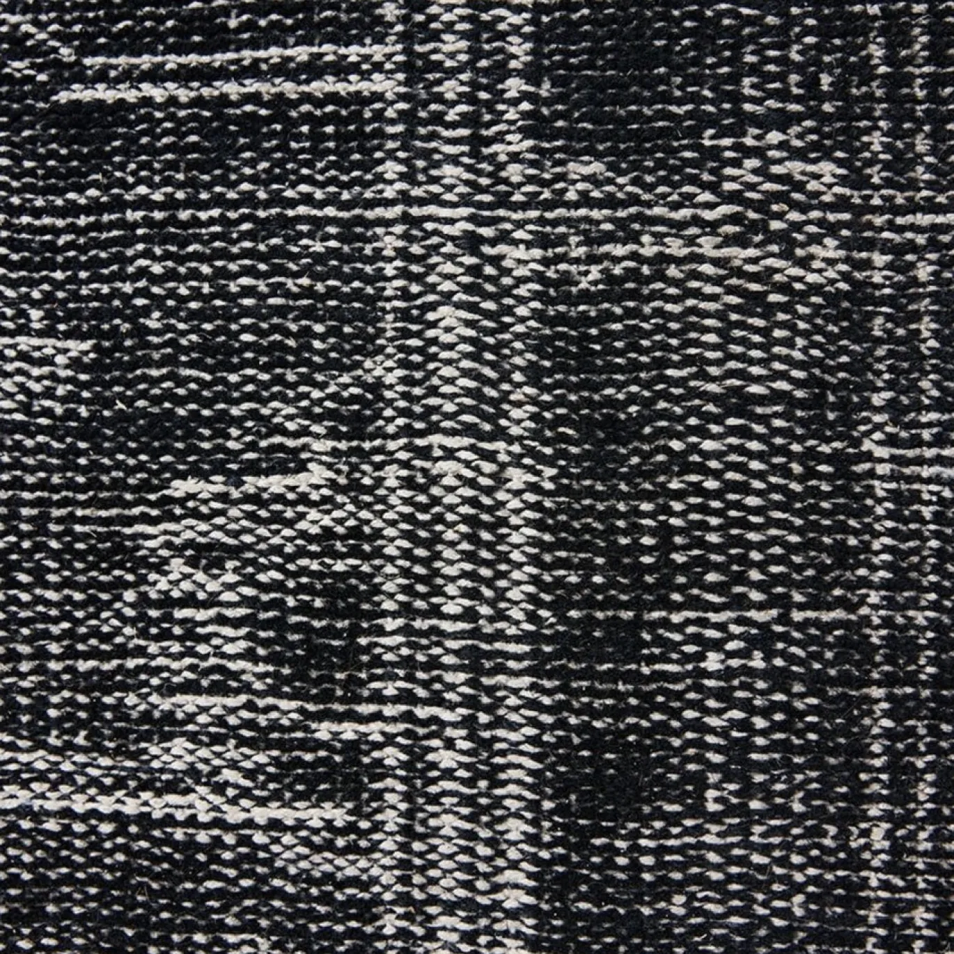 HKliving Vloerkleed Wol Handgemaakt Zwart 200x300cm