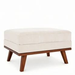 Hocker Melva Japandi Beige - Giga Meubel