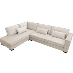 Hoekbank Addison 3-Zits Cremona Beige Links - Giga Meubel
